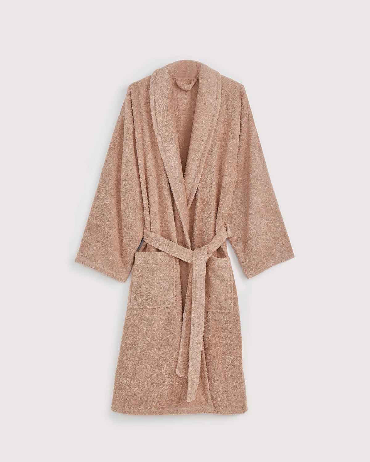 Cotton Bathrobe - Beige
