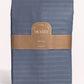 Sateen Stripe - Core Bedding Set (Flat) - Dark Grey