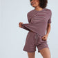 Soft Patterned Short Pyjama Set - Multi Colour
