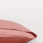 Reversible Percale Bedding Set - Peach & Ecru