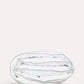 Classic Percale - Duvet Cover Set - White with Jade Green Piped Edge