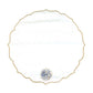 Linen Service Napkin Set of 6 pieces - White & Blue