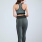 Seamless Legging Bustier Set - Green