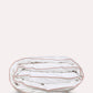 Classic Percale - Duvet Cover Set - White with Peach Piped Edge
