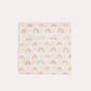 Rainbow Muslin Baby Cloth - White & Pastel Colours - Ocoza