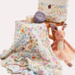 Watercolour Floral Muslin Baby Cloth - Mixed Colours - Ocoza
