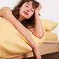 Sateen Stripe - Core Bedding Set - Gold