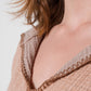 Cocoon Cotton Poncho-Sunset