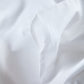 Classic Percale - Fitted Sheet Set- White with Jade Green Piped Edge