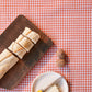 Checked Cotton Table Cloth - Red - Ocoza