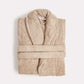 Spa Cotton Bathrobe Set 3 pcs -Beige - Ocoza