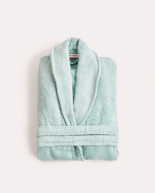 Spa Cotton Bathrobe Set 3 pcs - Green - Ocoza