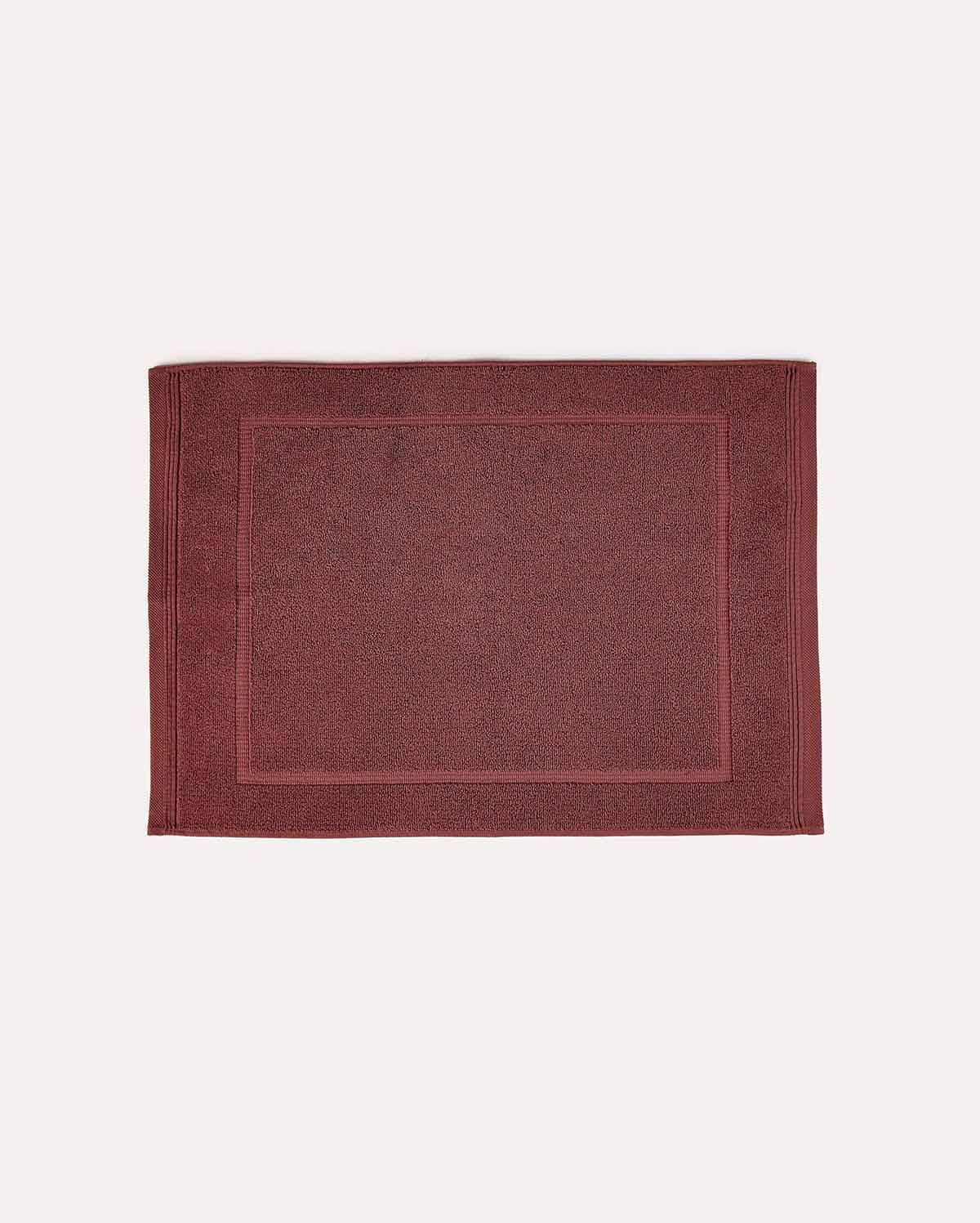 Cotton Bath Mat - Dusty Rose - Ocoza