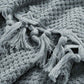 Cotton Tassel Towel Set - Grey (3 Towels)