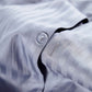 Sateen Stripe - Core Bedding Set (Flat) - Dark Grey