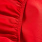Lavish Sateen Fitted Sheet - Red