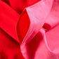 Reversible Percale Bedding Set - Fuchsia & Red