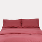 Classic Percale - Duvet Cover Set - Carmine