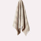 Cotton Velvet Towel Set - Milk Chocolate (2 pieces)