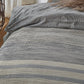 Mollis Muslin Cotton Blanket - Grey Striped