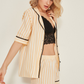 Cotton Woven Pyjama Set - Yellow
